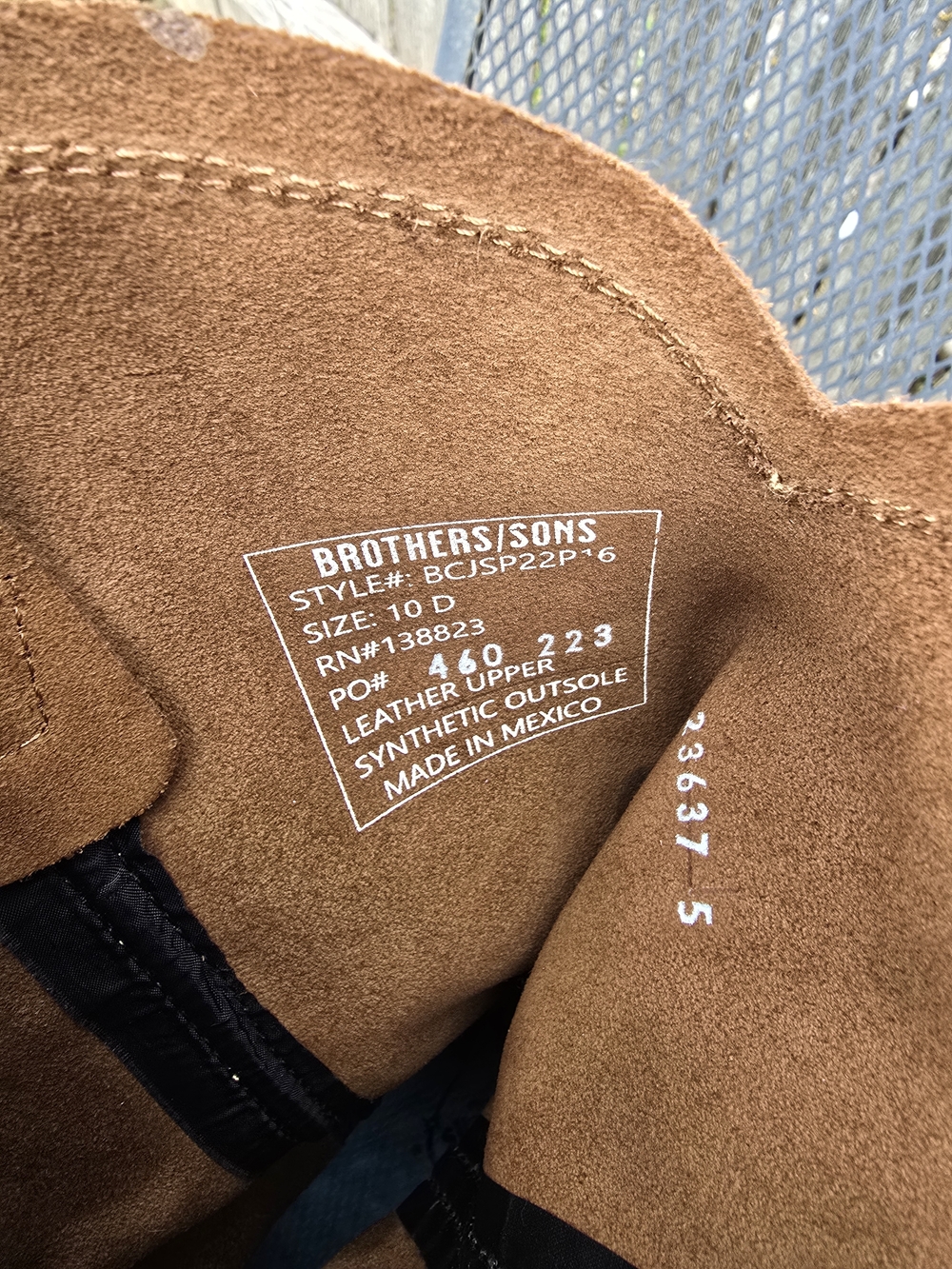 Brother/Sons Brown Suede Harness Slouch Boots - Picture 7 of 9